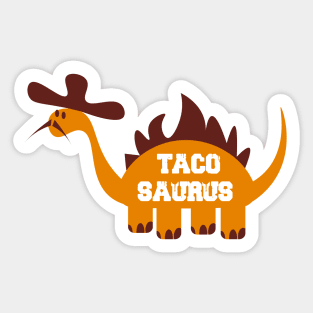 Taco Saurus Sticker